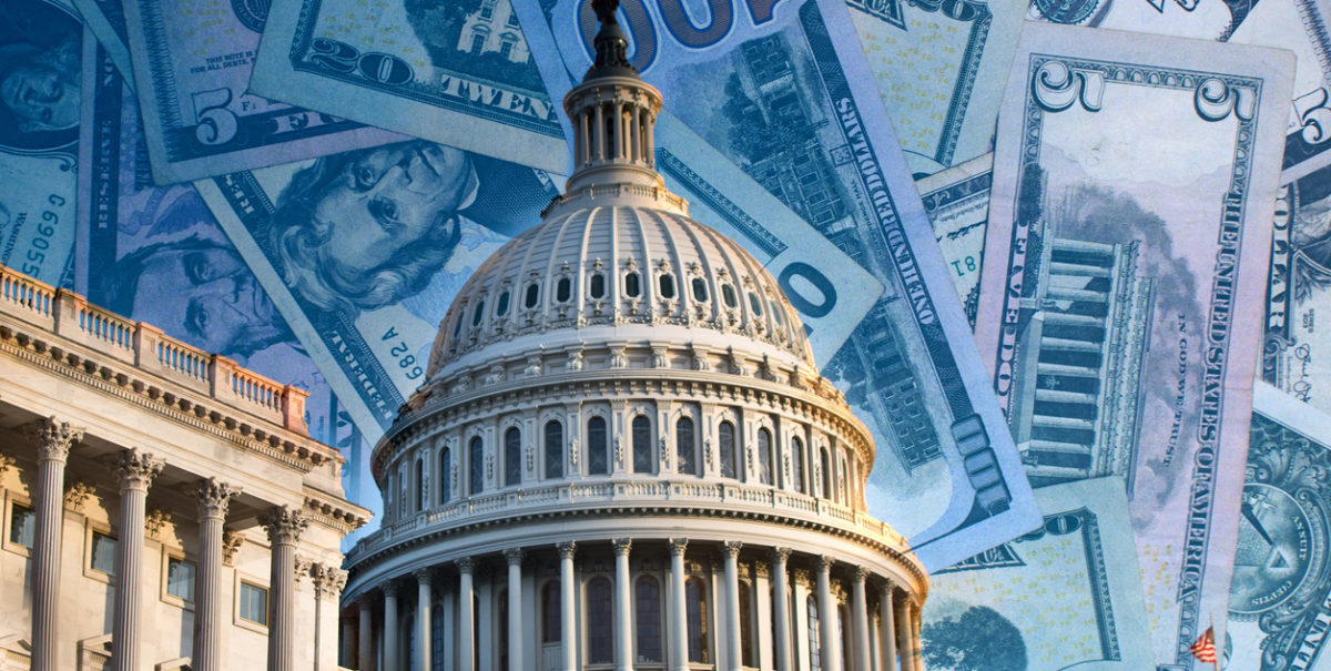 us capitol building and money